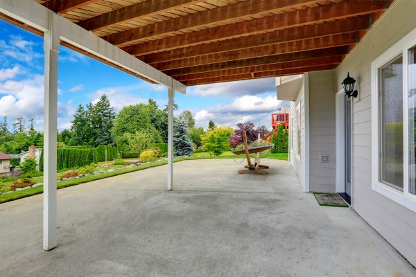 Backyard Concrete Installation in Snohomish